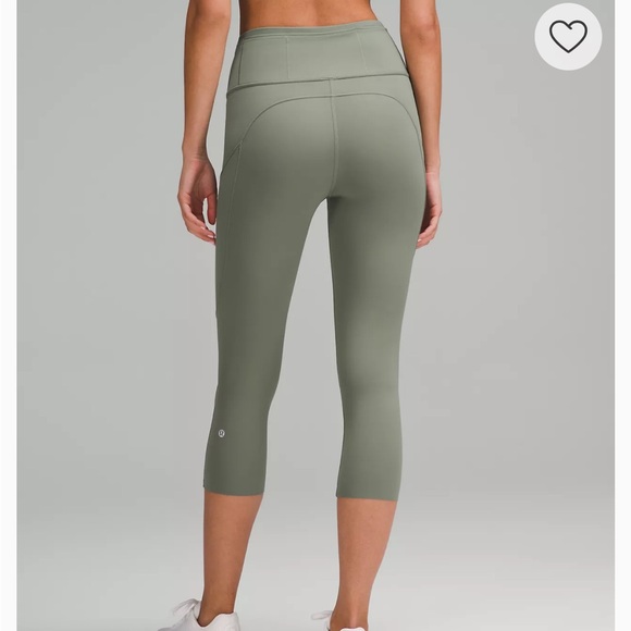 Lululemon Athletica Sage Green Capris - Picture 2 of 9